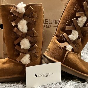 Koolaburra by UGG Brown Boots with Bows